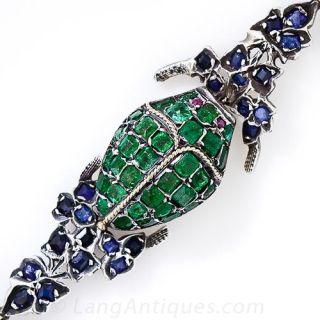 Antique Scarab Vinaigrette Bracelet