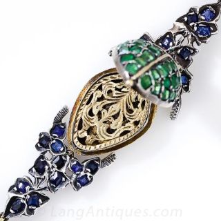 Antique Scarab Vinaigrette Bracelet