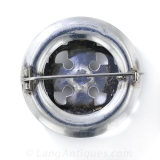 Antique Scottish Agate Pin