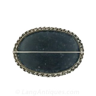 Antique Scottish Mosaic Brooch