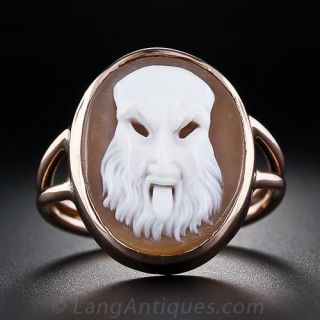 Antique Shell Cameo Ring