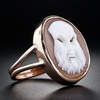 Antique Shell Cameo Ring