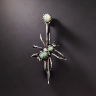 Antique Spider Pin - 1