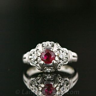 Antique-Style-.56-Carat-Ruby-Solitaire-Main-View
