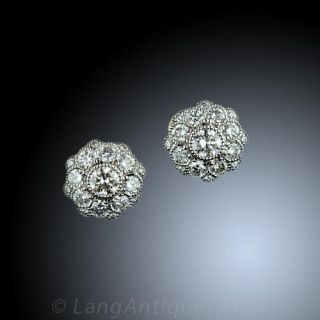 Antique Diamond Earrings 