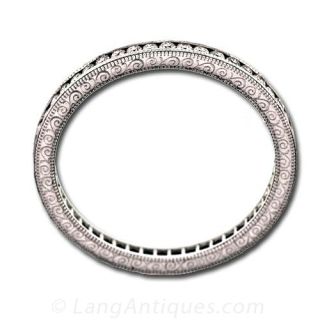Antique Style Diamond Eternity Band
