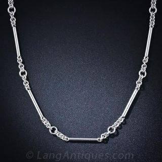 Antique Style Platinum Neckchain