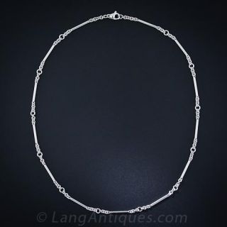 Antique Style Platinum Neckchain