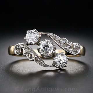 Antique Three Diamond Ring