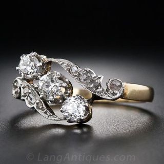 Antique Three Diamond Ring