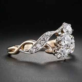 Antique Three-Stone Diamond Ring
