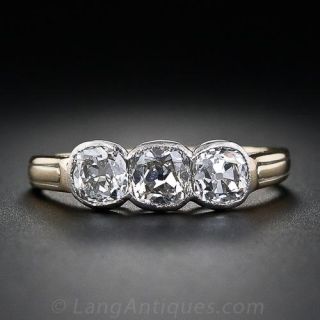 Antique Three-Stone Diamond Ring