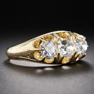 Antique Three-Stone Diamond Ring