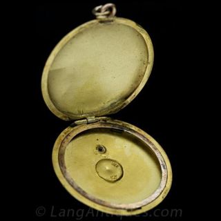 Antique Tiger Locket