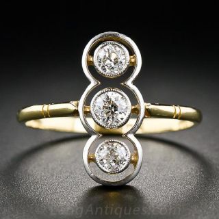 Antique Triple Diamond Ring