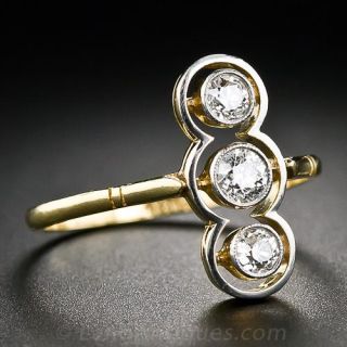 Antique Triple Diamond Ring