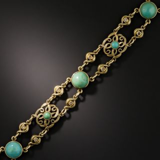 Antique Turquoise Bracelet  - 2
