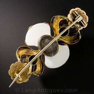 Antique Turquoise Victorian Brooch