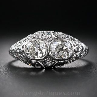 Antique Twin Diamond Ring