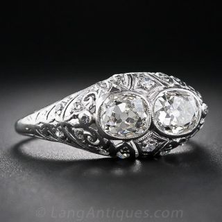 Antique Twin Diamond Ring