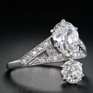 Antique Twin-Diamond Ring