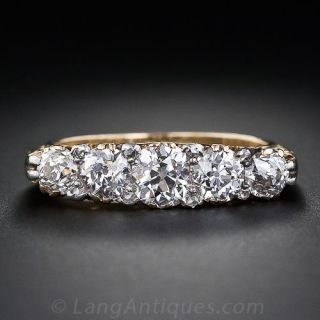 Antique Victorian Five-Stone Diamond Ring