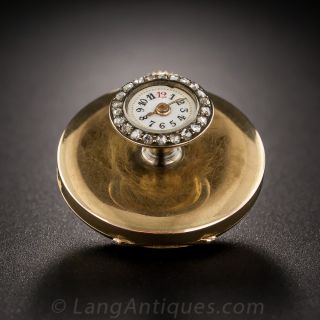 Antique Watch Boutonniere with Fitted Box