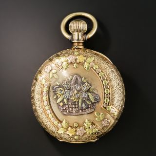 Antique Watch Case Locket - 1