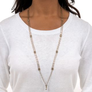 Antique Watch Chain Necklace