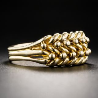 Antique Woven Gold Band