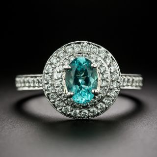 Apatite and Diamond Ring by Michael Beaudry - 2