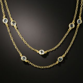 Aquamarine "By-the-Yard" Long Necklace - 2
