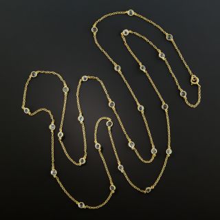 Aquamarine "By-the-Yard" Long Necklace