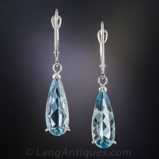 Aquamarine Drop Earrings