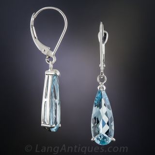 Aquamarine Drop Earrings
