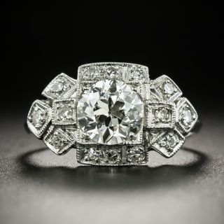 Art Deco 1.04 Carat Diamond Engagement Ring - GIA I VS2 - 2
