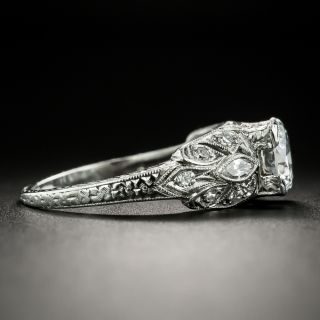 Art Deco 1.05 Carat Diamond Engagement Ring - GIA F VS1