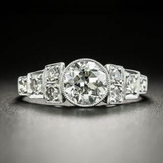 Art Deco 1.05 Carat Diamond Engagement Ring - GIA H VS1 - 2