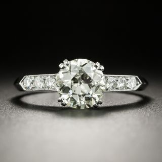 Art Deco 1.05 Carat Diamond Engagement Ring - GIA N VS2 - 2