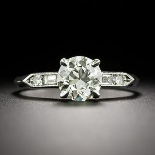 Art Deco 1.06 Carat Diamond Engagement Ring - GIA M VS1 - 2