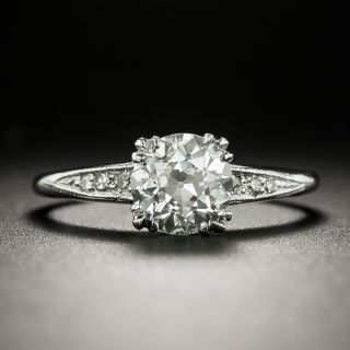 Art Deco 1.07 Carat Diamond Engagement Ring - GIA I VS2 - 2