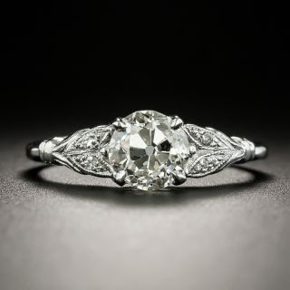 Art Deco 1.09 Carat Diamond Engagement Ring - GIA K SI1 - 3