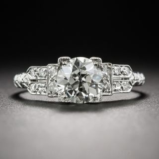 Art Deco 1.10 Carat Diamond Engagement Ring - GIA K VS2 - 2