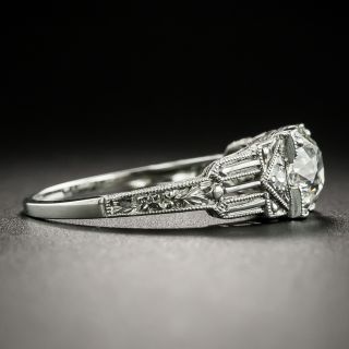 Art Deco 1.13 Carat Diamond Engagement Ring - GIA I VS1