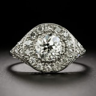 Art Deco 1.17 Carat Diamond Ring - GIA J SI1 - 3