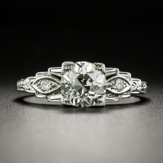 Art Deco 1.18 Carat Diamond Engagement Ring - GIA K VVS2 - 2