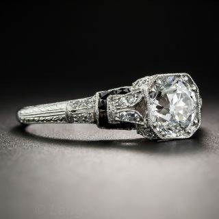 Art Deco 1.18 Carat Diamond Ring - GIA F SI1