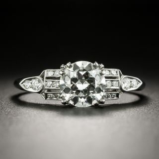 Art Deco 1.21 Carat Diamond Engagement Ring by Schless, Brod & Co. - GIA I SI1 - 2