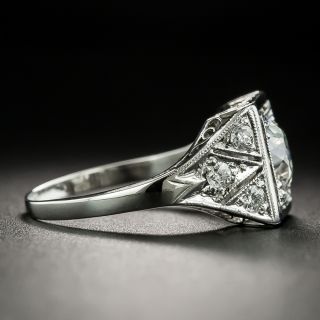 Art Deco 1.22 Carat Diamond Engagement Ring - GIA J SI2