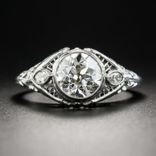 Art Deco 1.24 Carat Diamond Ring - GIA I VS2